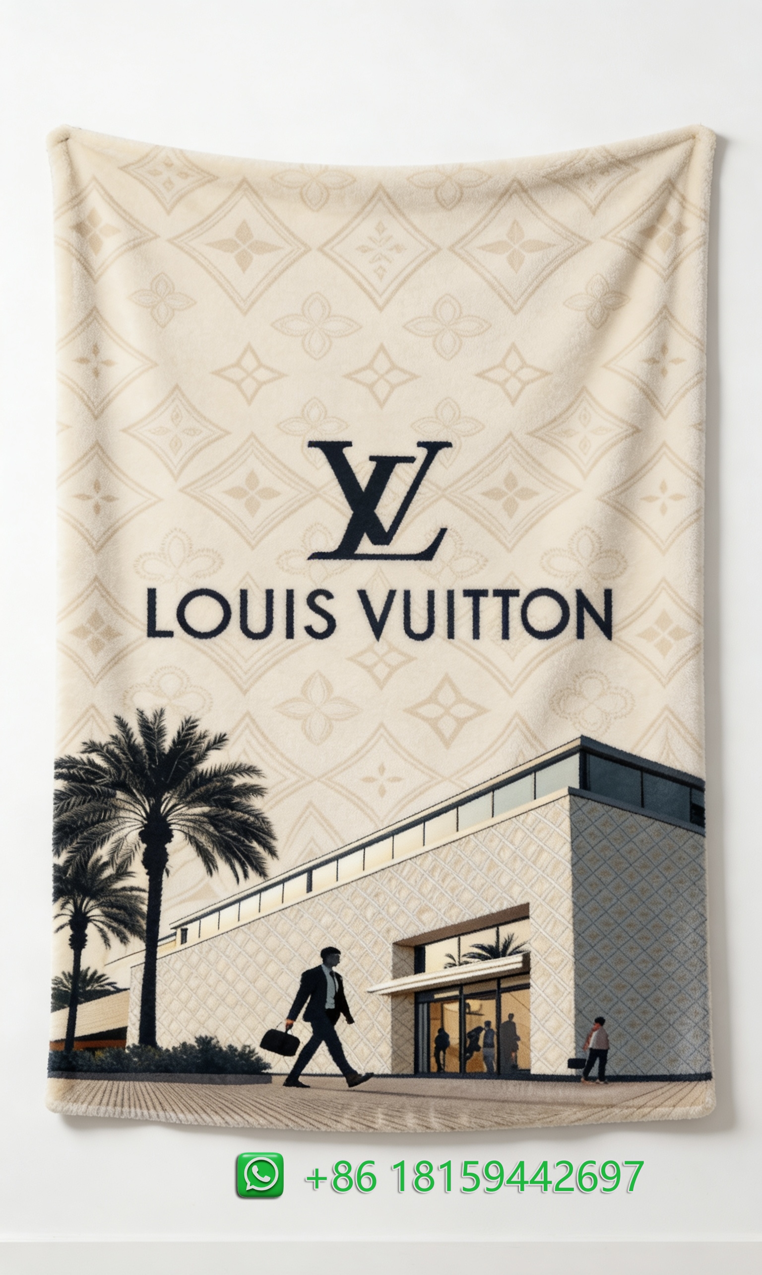 Louis Vuitton Throw Blankets